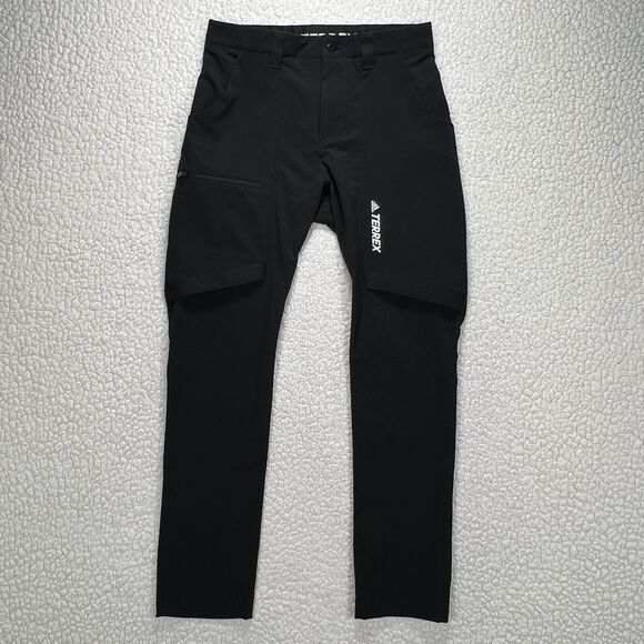 Adidas Terrex GI7308 Men’s Hiking Pants Sz Small 30x28 Black Trail Outdoor - Picture 2 of 11